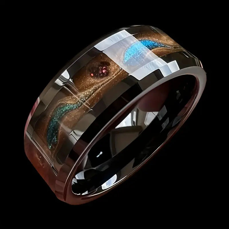 Men's Hip-hop Color-shifting Quicksand Ring That Doesn't Fade