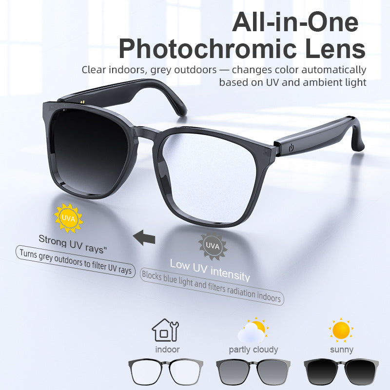 Photochromic Bluetooth Wireless  Glasses