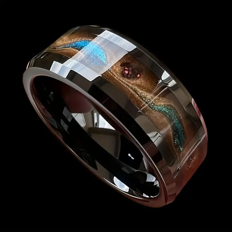 Men's Hip-hop Color-shifting Quicksand Ring That Doesn't Fade