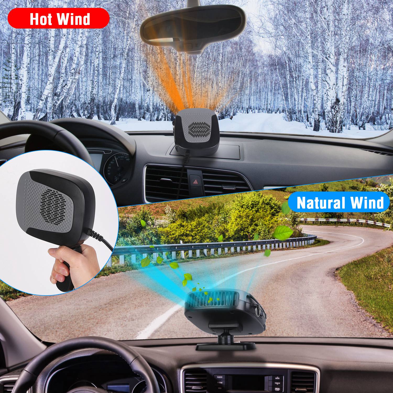 Car Auto Heater Heating Fan