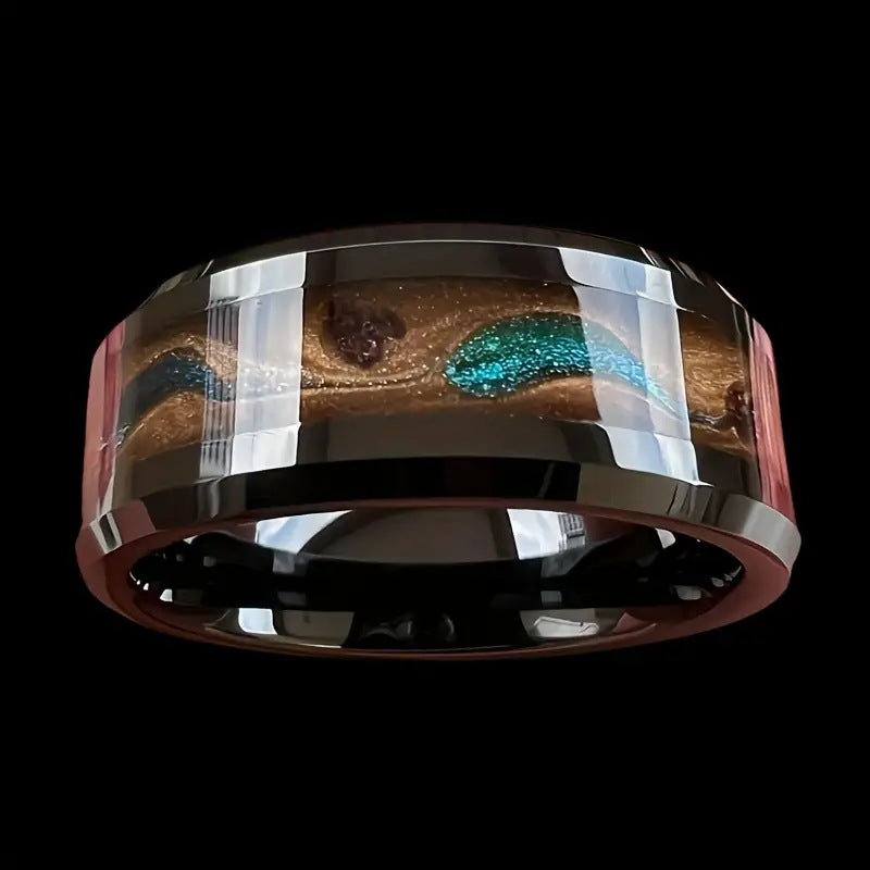 Men's Hip-hop Color-shifting Quicksand Ring That Doesn't Fade